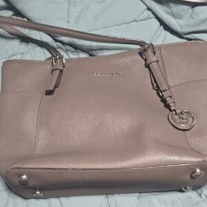 Michael Kors Taupe Shoulder Bag